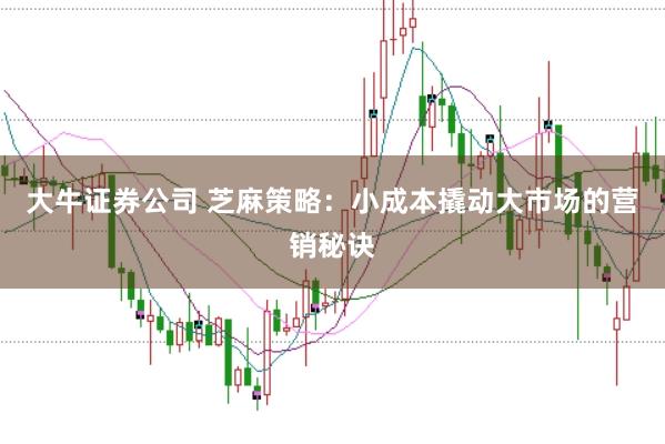 大牛证券公司 芝麻策略:小成本撬动大市场的营销秘诀