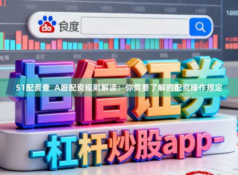 51配资查 A股配资规则解读:你需要了解的配资操作规定