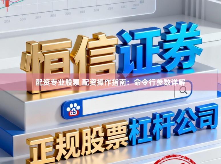 配资专业股票 配资操作指南：命令行参数详解
